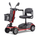 All Terrain 4-Wheel Electric Mobility Scooter – Heavy-Duty Outdoor Mobility Scooter with Large Wheels & Ergonomic Seat