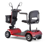 All Terrain 4-Wheel Electric Mobility Scooter – Heavy-Duty Outdoor Mobility Scooter with Large Wheels & Ergonomic Seat