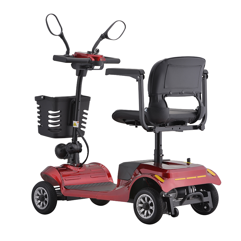 Long Range 4-Wheel Electric Mobility Scooter for Seniors – Safe & Stable