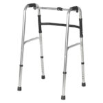 Lightweight Folding Walking Frame Walker for Elderly – Adjustable Height & Non-Slip Safety Support