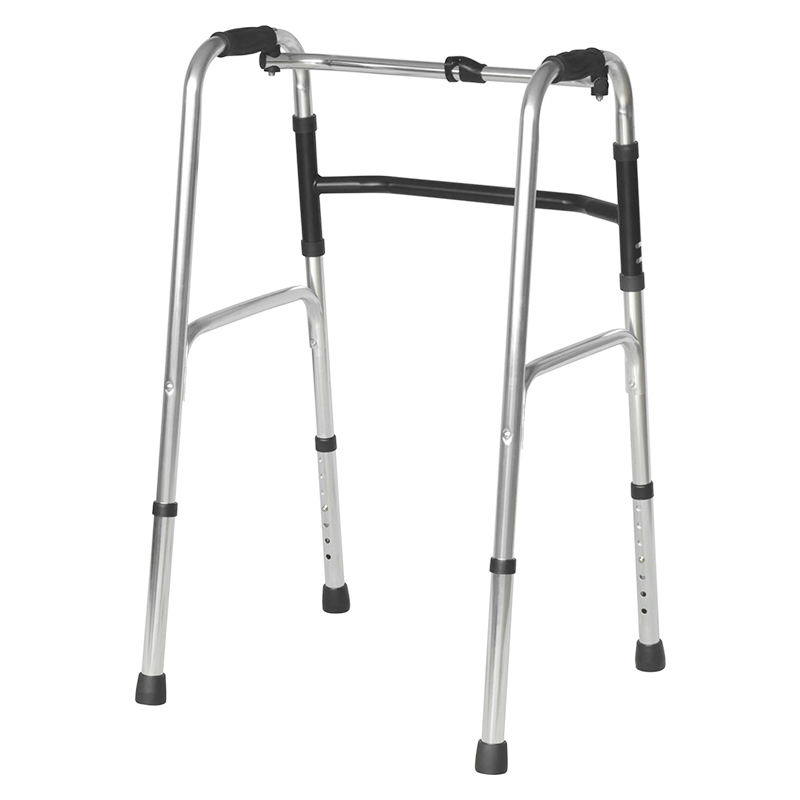 Lightweight Folding Walking Frame Walker for Elderly – Adjustable Height & Non-Slip Safety Support