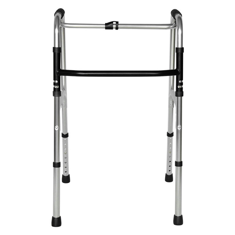 Lightweight Folding Walking Frame Walker for Elderly – Adjustable Height & Non-Slip Safety Support