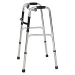 Lightweight Folding Walking Frame Walker for Elderly – Adjustable Height & Non-Slip Safety Support