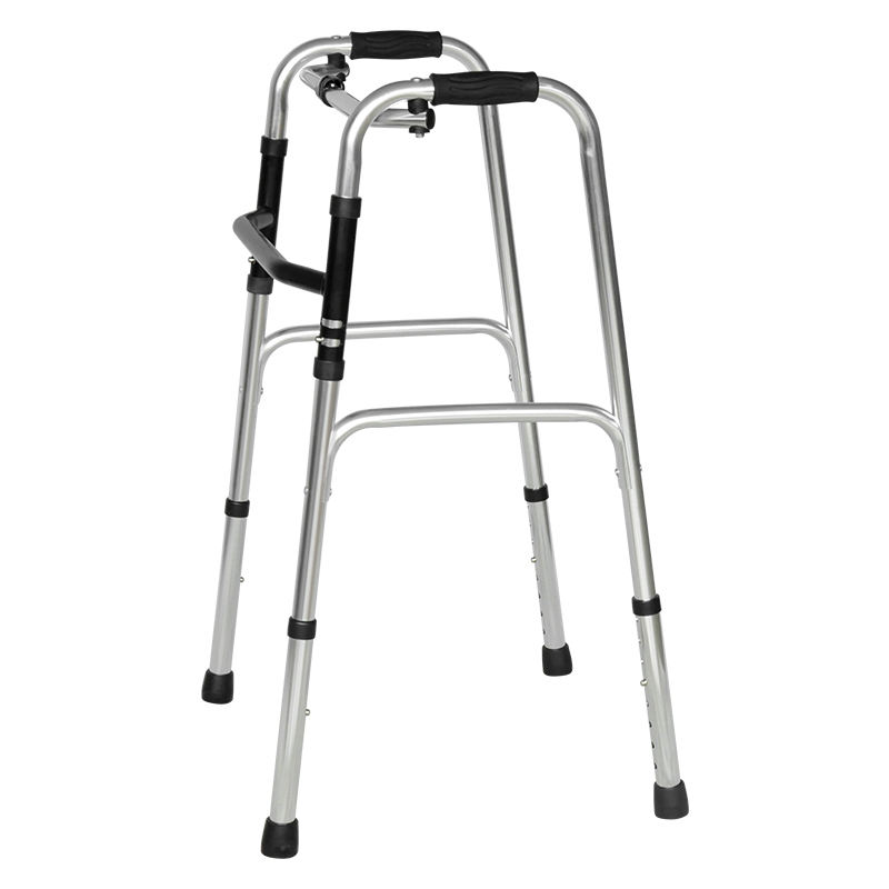 Lightweight Folding Walking Frame Walker for Elderly – Adjustable Height & Non-Slip Safety Support