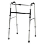 Lightweight Folding Walking Frame Walker for Elderly – Adjustable Height & Non-Slip Safety Support