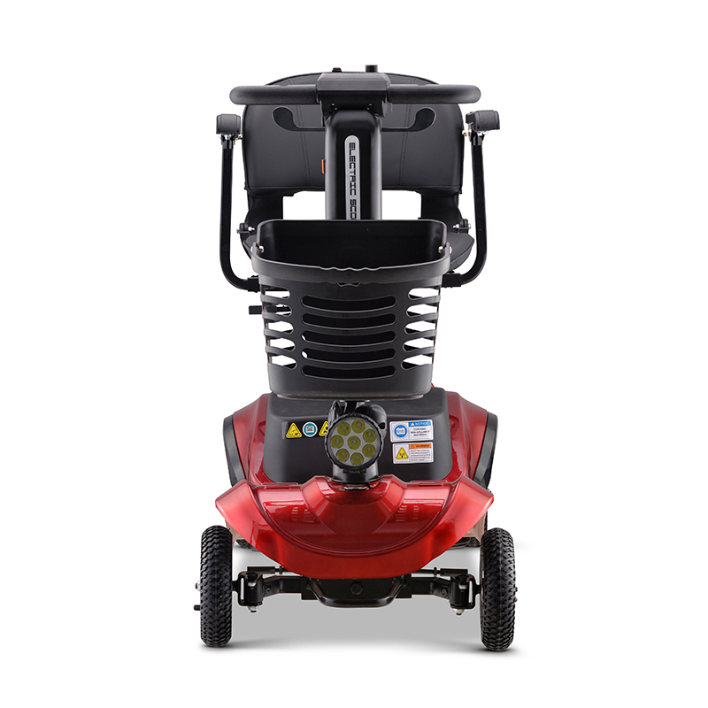 Portable 4-Wheel Electric Mobility Scooter – Foldable, Safe & Lightweight Travel Scooter