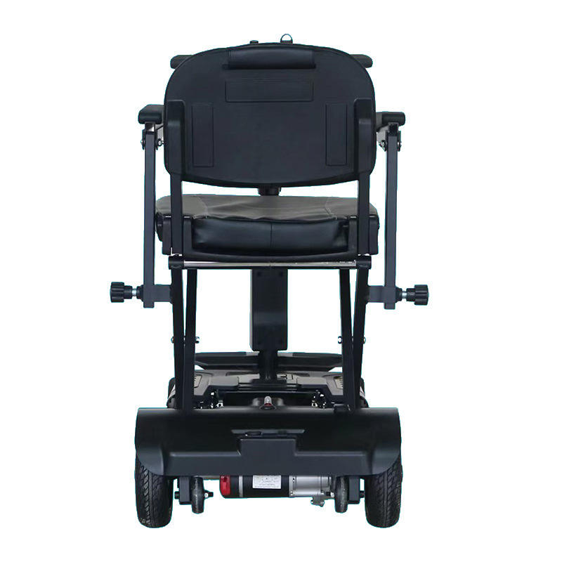 Lightweight Auto Folding Electric Mobility Scooter with Removable Lithium Battery – 24kg Portable Foldable Design, 12–30km Range, 120kg Capacity