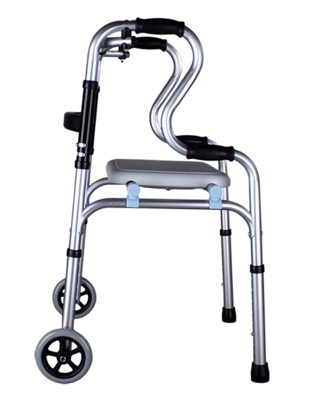 Lightweight Folding Walker with Seat