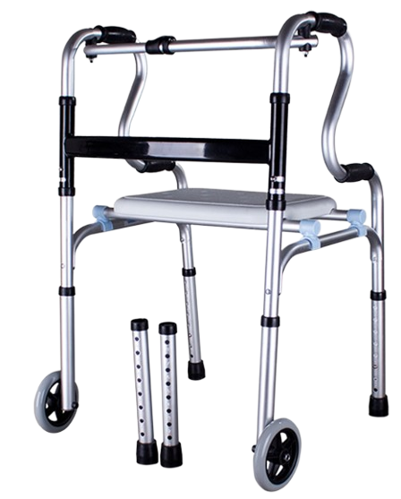 Lightweight Folding Walker with Seat