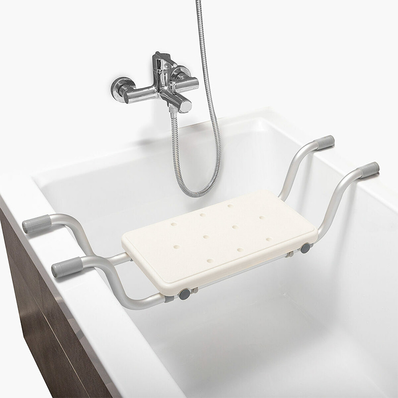 Adjustable Aluminum Bathtub Safety Seat with Non-Slip Surface & Handles