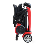 4-Wheel Automatic Folding Dual Motor Electric Mobility Scooter for Adults – All Terrain Heavy Duty Portable Travel Scooter