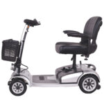 Easy Folding 4-Wheel Electric Mobility Scooter for Elderly & Disabled – Lightweight Portable Mobility Solution with Detachable Battery