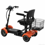 Dual Motor All Terrain Foldable Electric Mobility Scooter for Seniors and Disabled Users
