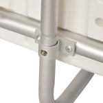 Height Adjustable Shower Chair with Three Seat Plates, Soft Armrest & Comfortable Backrest